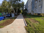 Oprava chodníku ulice Hakenova